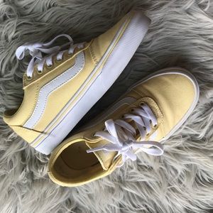 yellow pastel vans